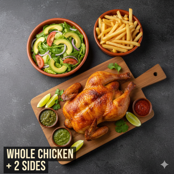 Whole Chicken + 2 Sides