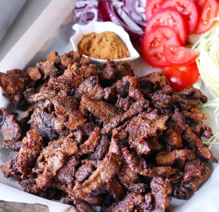 Beef Suya + Side