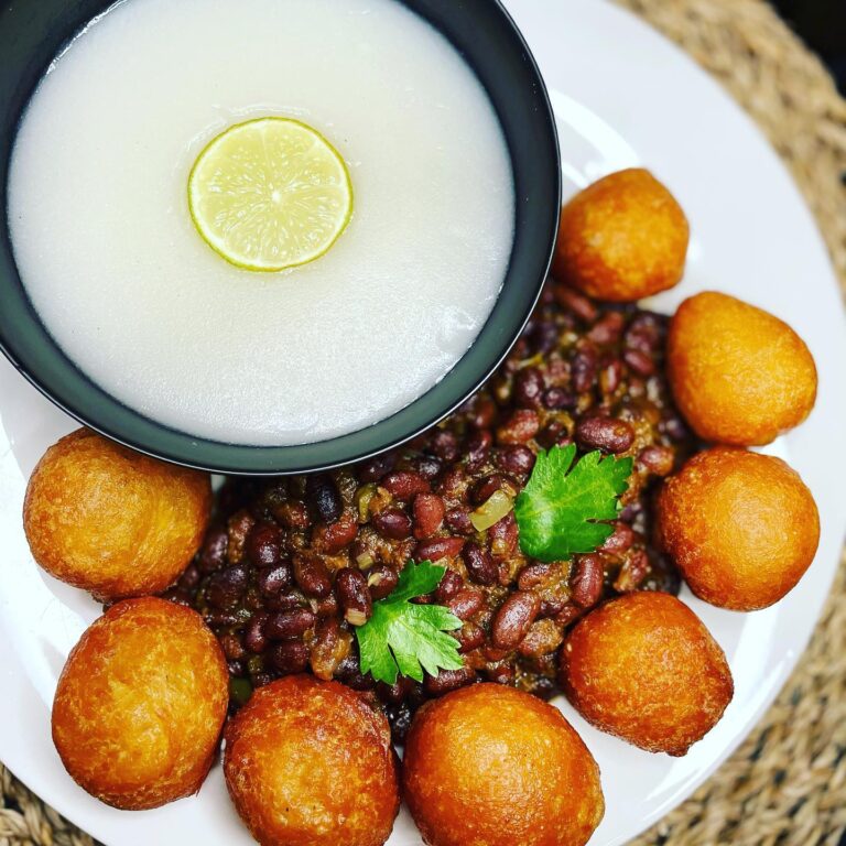Beignets – Bouillie & Haricot